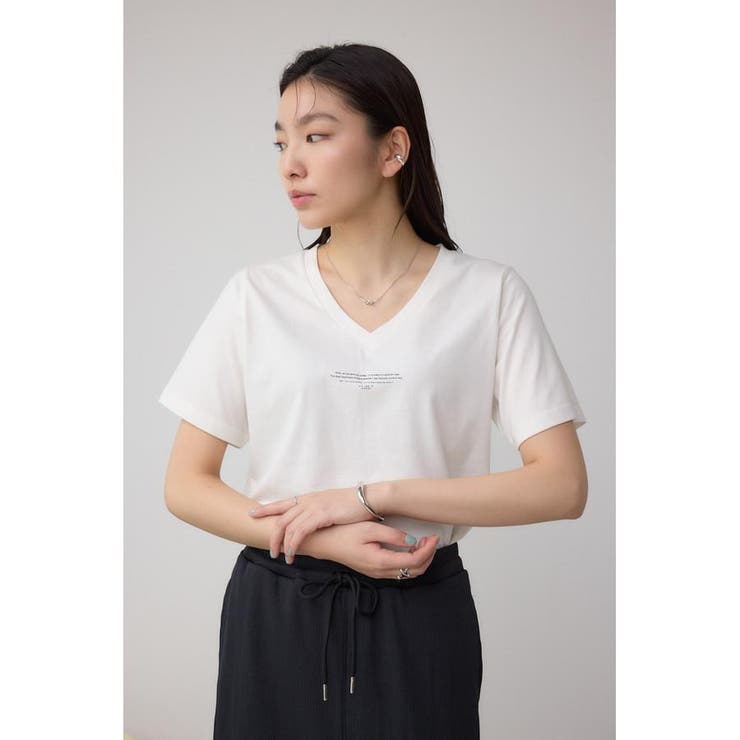 チェストメッセージロゴTシャツ | AZUL BY MOUSSY | 詳細画像3 