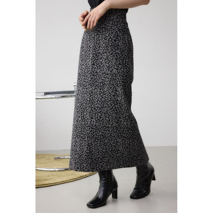 レオパードジャガードタイトスカート[品番：AZLW0022684]｜AZUL BY