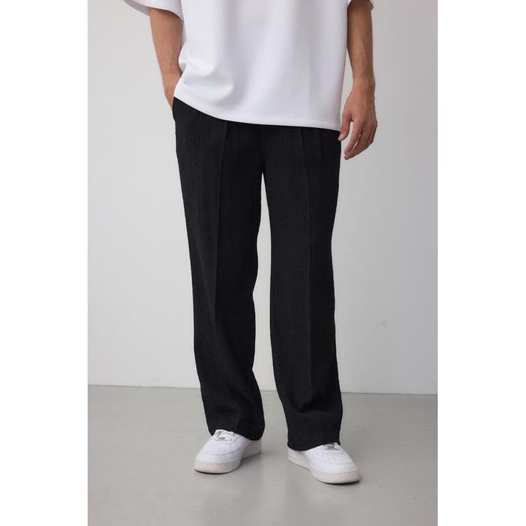 BLK | 楊柳イージースラックス | AZUL BY MOUSSY