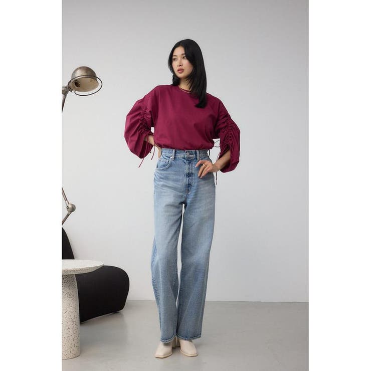 ギャザースリーブカットトップス | AZUL BY MOUSSY | 詳細画像22 