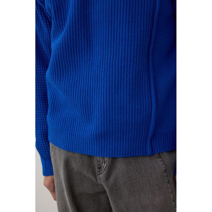 編地ミックスニットトップス | AZUL BY MOUSSY | 詳細画像33 