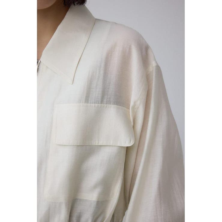 袖ギャザーショートブルゾン | AZUL BY MOUSSY | 詳細画像9 