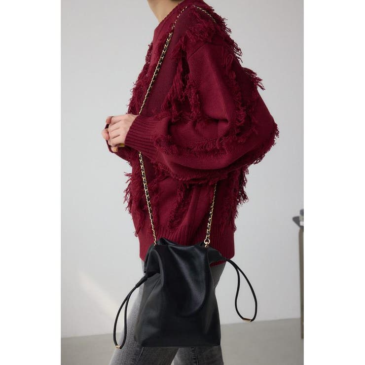 チェーン巾着ショルダーバッグ | AZUL BY MOUSSY | 詳細画像3 