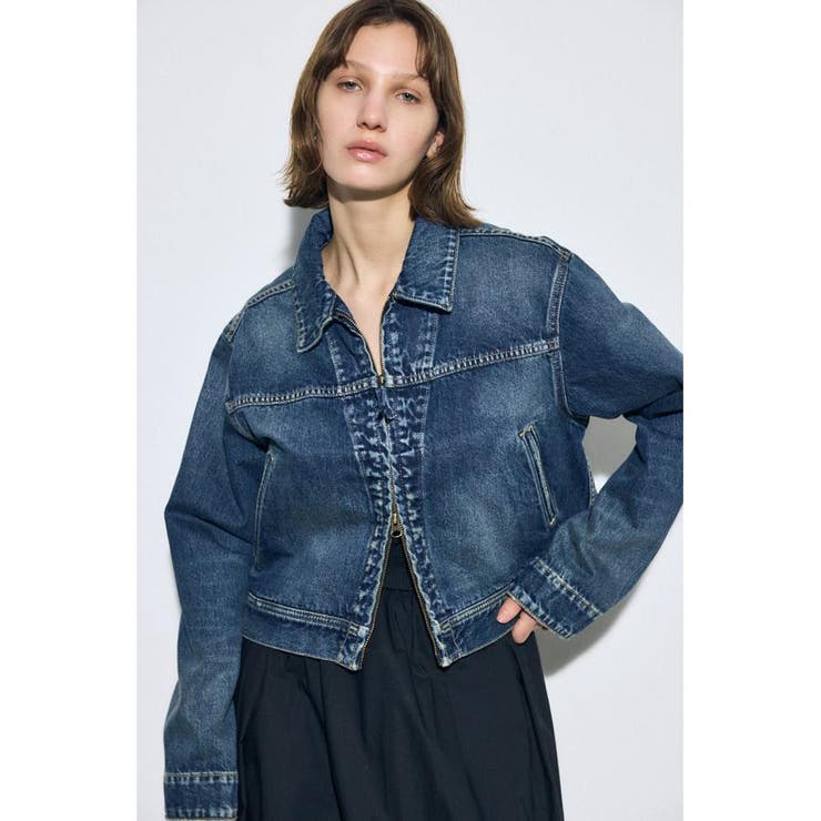 AZUL DENIM ダブルジップブルゾン | AZUL BY MOUSSY | 詳細画像12 