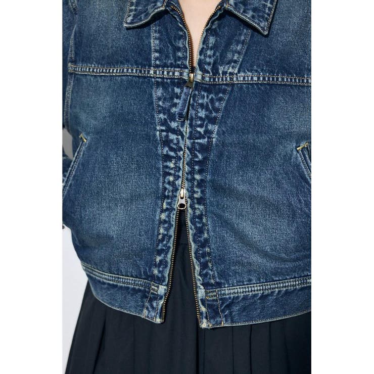 AZUL DENIM ダブルジップブルゾン | AZUL BY MOUSSY | 詳細画像18 
