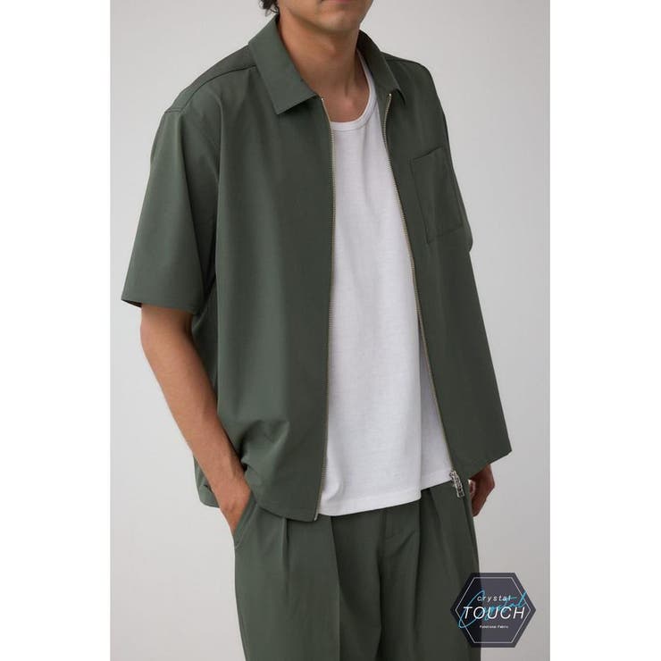 C/Tテックドッツジップシャツ | AZUL BY MOUSSY | 詳細画像25 