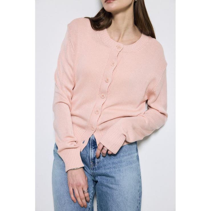 リネンタッチクルーネックニットカーディガン | AZUL BY MOUSSY | 詳細画像22 