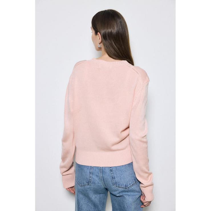 リネンタッチクルーネックニットカーディガン | AZUL BY MOUSSY | 詳細画像24 