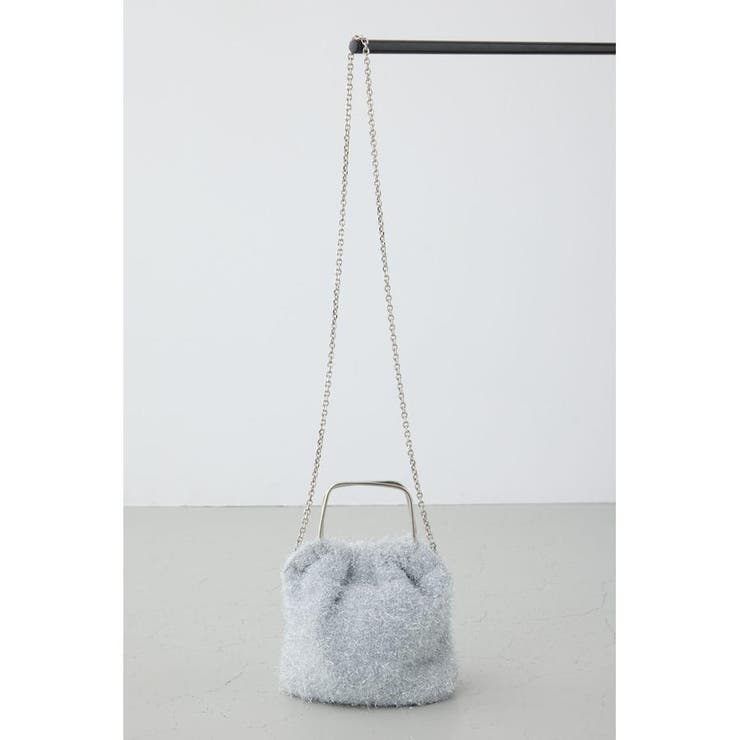 ラメシャギーメタルハンドルバッグ | AZUL BY MOUSSY | 詳細画像17 