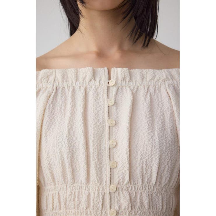 ギャザーフリル2WAYブラウス | AZUL BY MOUSSY | 詳細画像8 