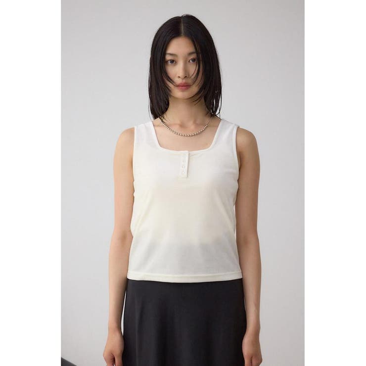 ベロアタンクトップ | AZUL BY MOUSSY | 詳細画像6 