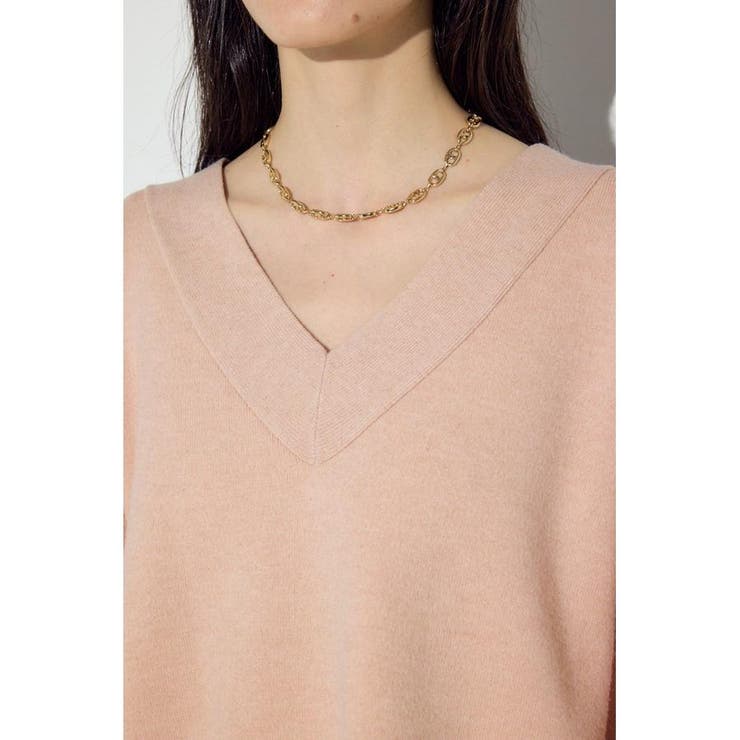 スウェットライクVネックニット | AZUL BY MOUSSY | 詳細画像10 