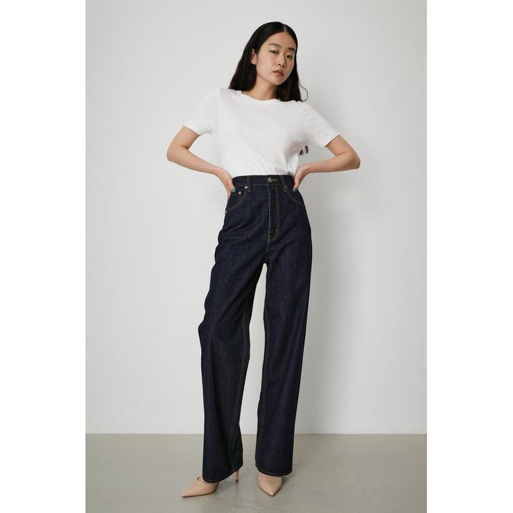 HIGH WAIST DENIM WIDE Ⅲ[品番：AZLW0020115]｜AZUL BY MOUSSY