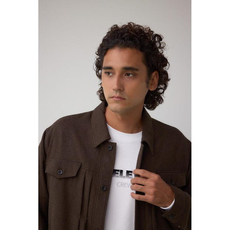 ネップ入りシャツブルゾン | AZUL BY MOUSSY | 詳細画像15 