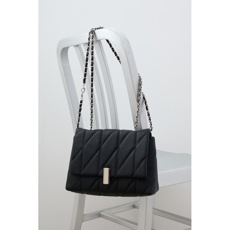 フェイクレザーキルティングバッグ | AZUL BY MOUSSY | 詳細画像3 