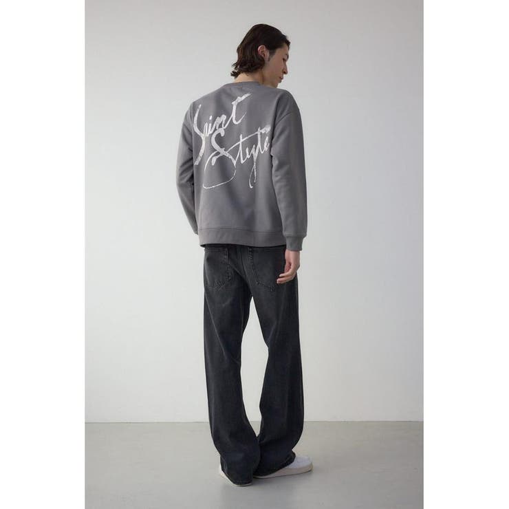 筆記体バックプリント裏毛トップス | AZUL BY MOUSSY | 詳細画像28 