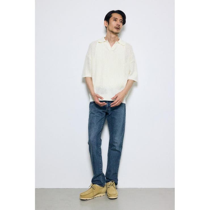 メッシュスキッパーポロシャツ | AZUL BY MOUSSY | 詳細画像4 