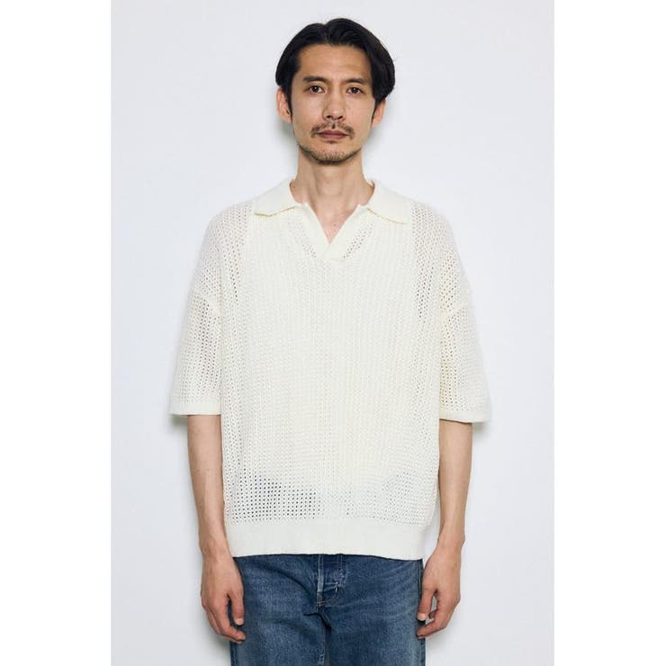 メッシュスキッパーポロシャツ | AZUL BY MOUSSY | 詳細画像5 