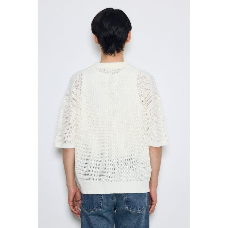 メッシュスキッパーポロシャツ | AZUL BY MOUSSY | 詳細画像7 