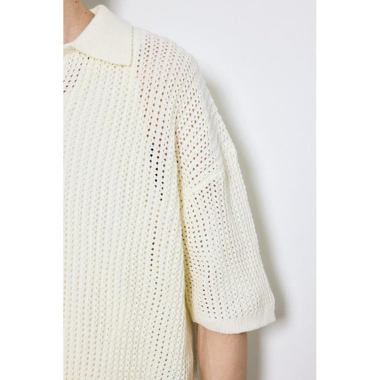 メッシュスキッパーポロシャツ | AZUL BY MOUSSY | 詳細画像9 