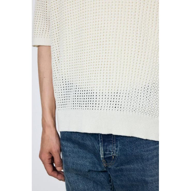 メッシュスキッパーポロシャツ | AZUL BY MOUSSY | 詳細画像10 