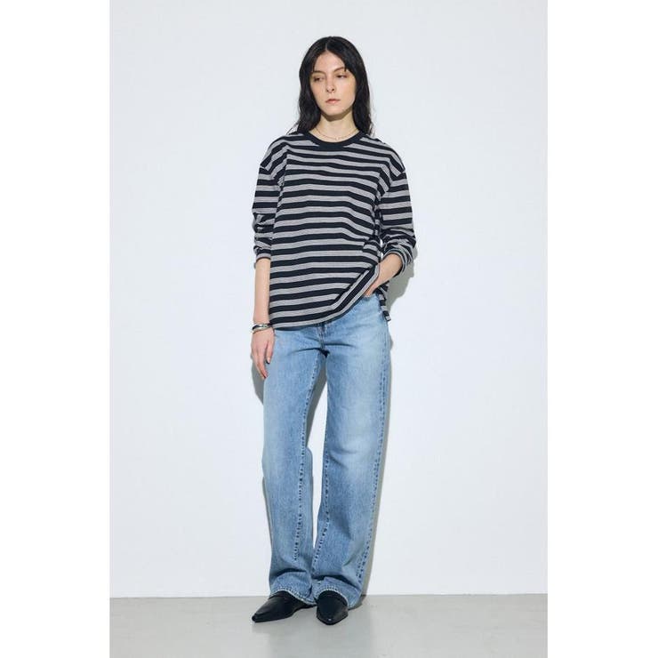 マルチボーダー長袖トップス | AZUL BY MOUSSY | 詳細画像4 