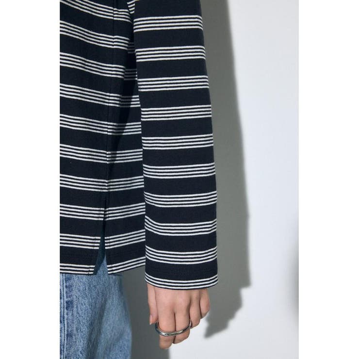 マルチボーダー長袖トップス | AZUL BY MOUSSY | 詳細画像7 