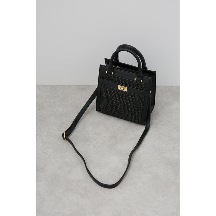 PIPING MESH SQUARE BAG | AZUL BY MOUSSY | 詳細画像4 