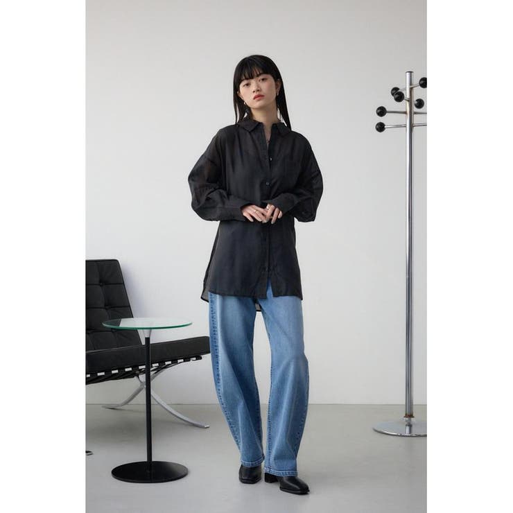 バックスリットシアーオーバーシャツ | AZUL BY MOUSSY | 詳細画像27 