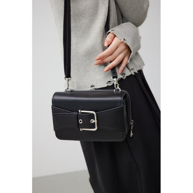 BLK | ビッグバックルウォレットバッグ | AZUL BY MOUSSY