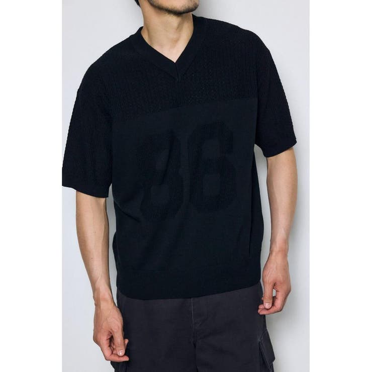 ナンバリングニットトップス | AZUL BY MOUSSY | 詳細画像12 