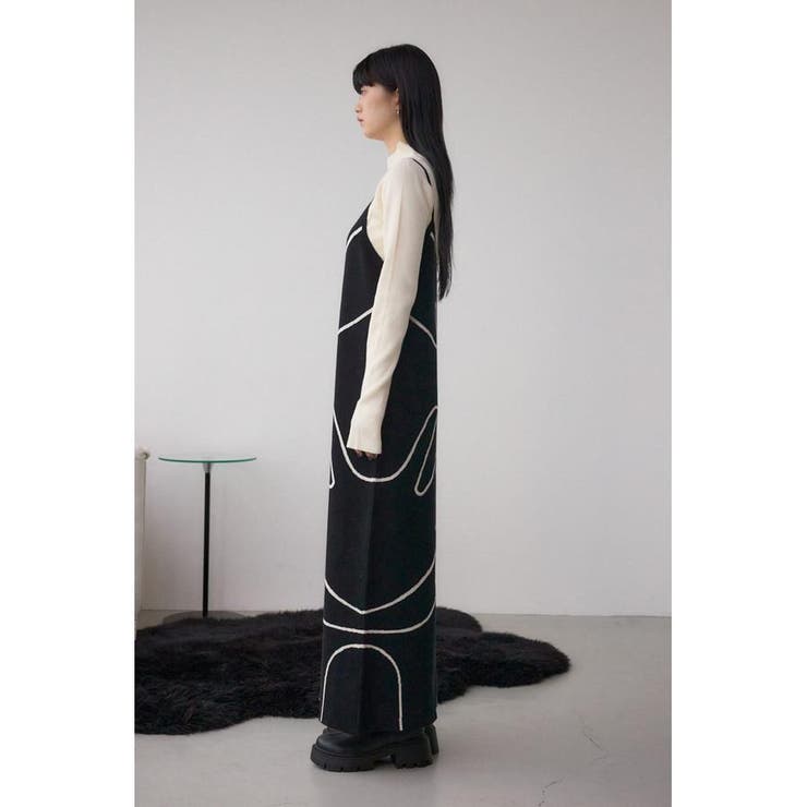 ライン柄ニットキャミワンピセット | AZUL BY MOUSSY | 詳細画像21 