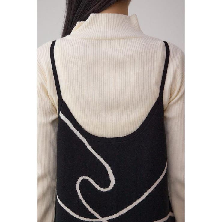 ライン柄ニットキャミワンピセット | AZUL BY MOUSSY | 詳細画像24 