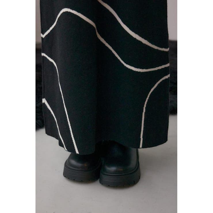 ライン柄ニットキャミワンピセット | AZUL BY MOUSSY | 詳細画像26 