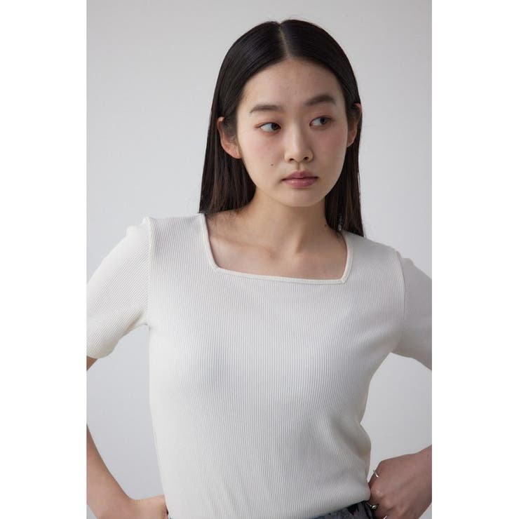 2WAYドライタッチリブトップス | AZUL BY MOUSSY | 詳細画像2 