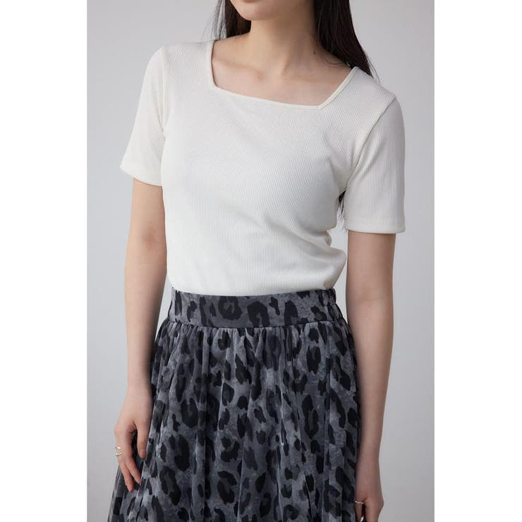 O/WHT1 | 2WAYドライタッチリブトップス | AZUL BY MOUSSY