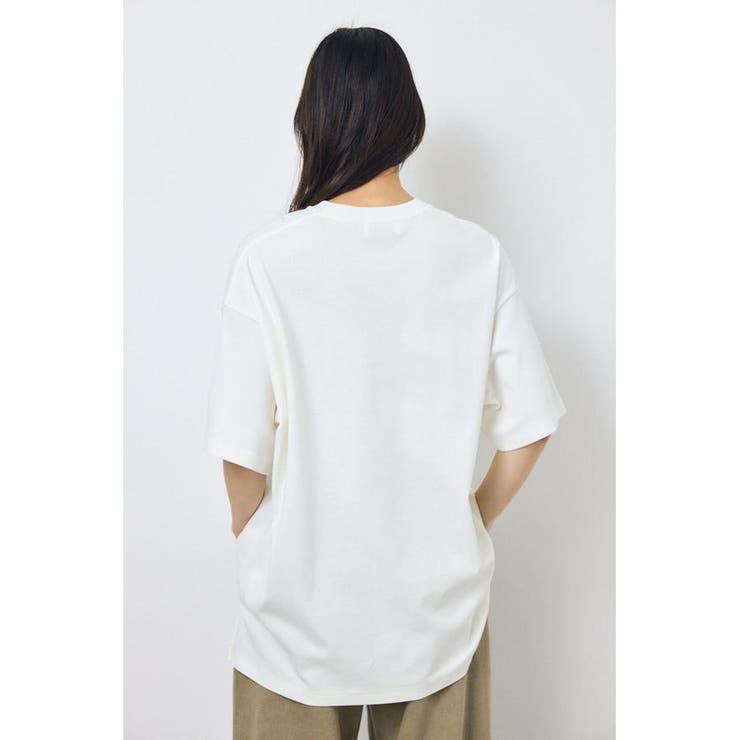 プレミアムコットンオーバーシルエットTシャツ | AZUL BY MOUSSY | 詳細画像6 