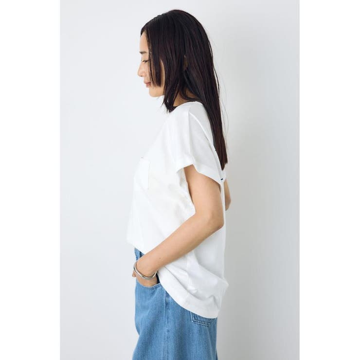 バックプリントTシャツ | AZUL BY MOUSSY | 詳細画像4 