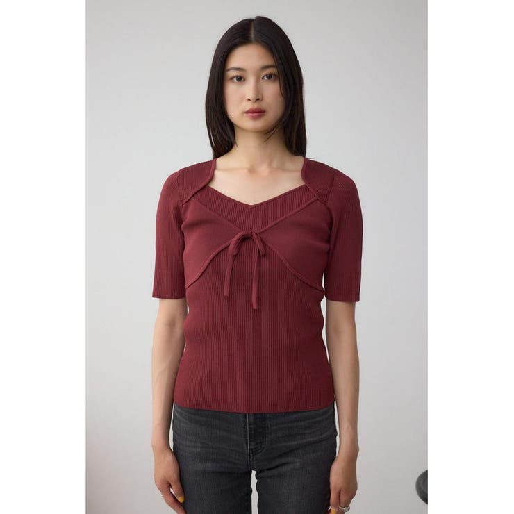 ビスチェレイヤードデザインニット | AZUL BY MOUSSY | 詳細画像23 