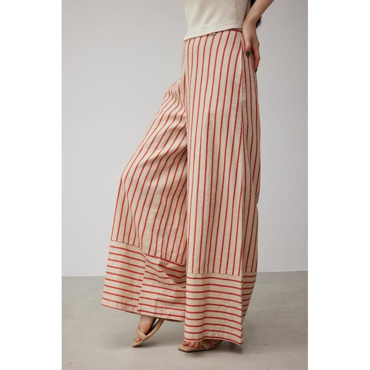 CONTRAST BORDER WIDE PANTS | AZUL BY MOUSSY | 詳細画像22 