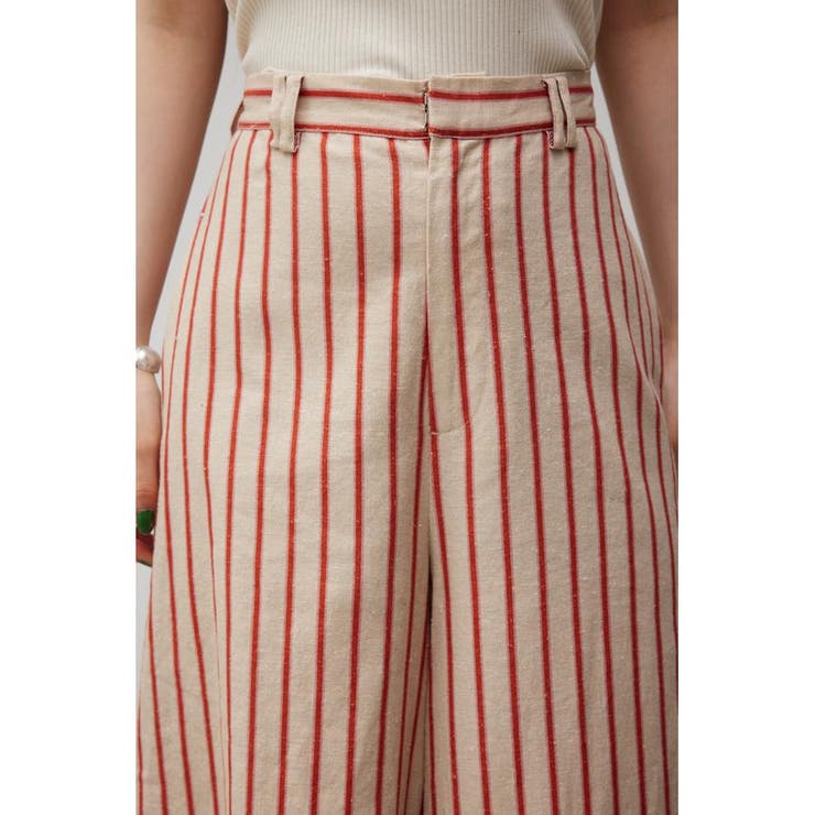 CONTRAST BORDER WIDE PANTS | AZUL BY MOUSSY | 詳細画像28 
