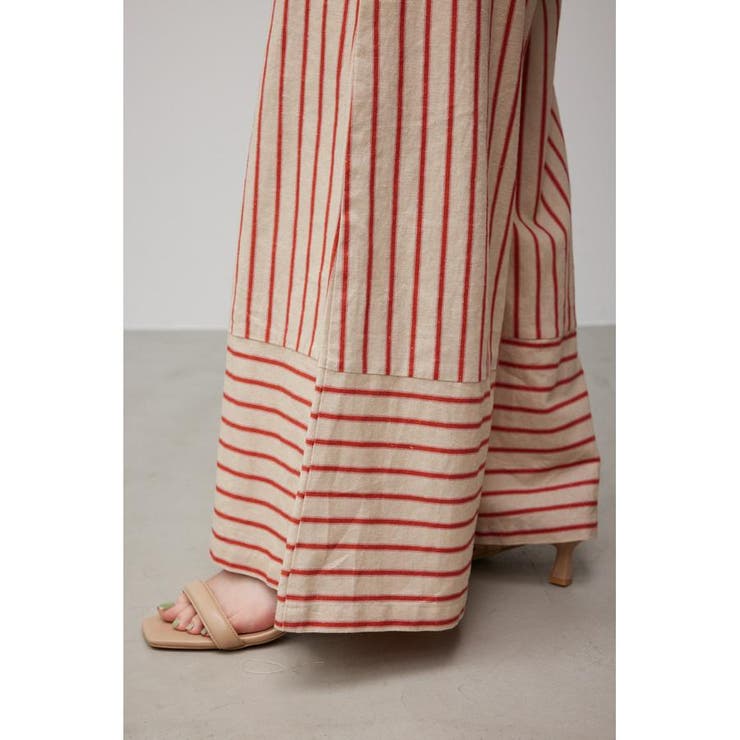 CONTRAST BORDER WIDE PANTS | AZUL BY MOUSSY | 詳細画像30 