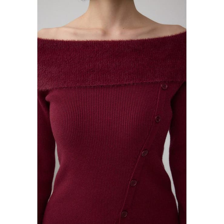 シャギーコンビオフショルダーニット | AZUL BY MOUSSY | 詳細画像39 