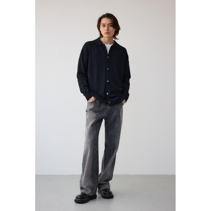 スポンディッシュブークレーニットカーディガン | AZUL BY MOUSSY | 詳細画像3 