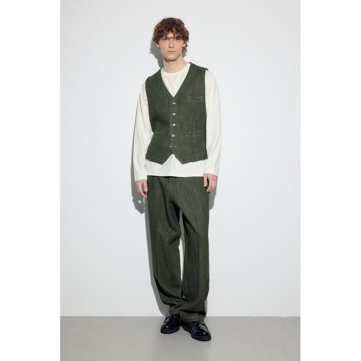 リラックスデニムベスト | AZUL BY MOUSSY | 詳細画像4 