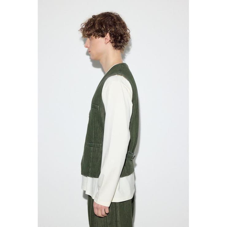 リラックスデニムベスト | AZUL BY MOUSSY | 詳細画像6 