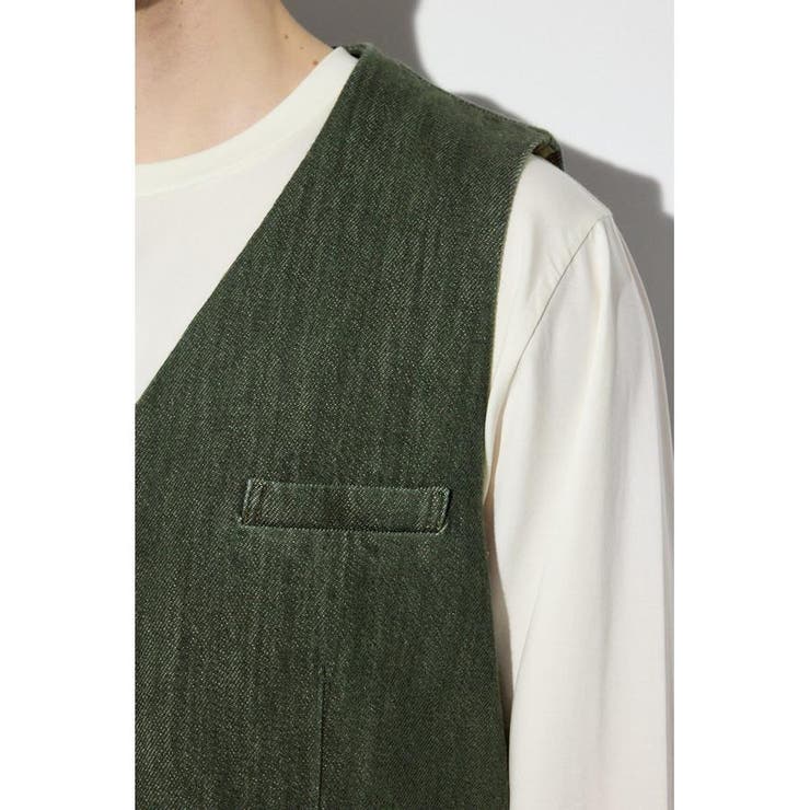 リラックスデニムベスト | AZUL BY MOUSSY | 詳細画像9 
