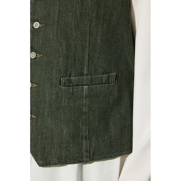 リラックスデニムベスト | AZUL BY MOUSSY | 詳細画像11 