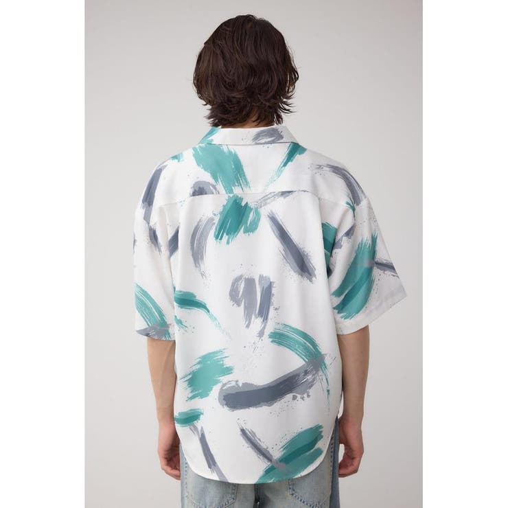 ジョーゼットプリント開襟シャツ | AZUL BY MOUSSY | 詳細画像18 