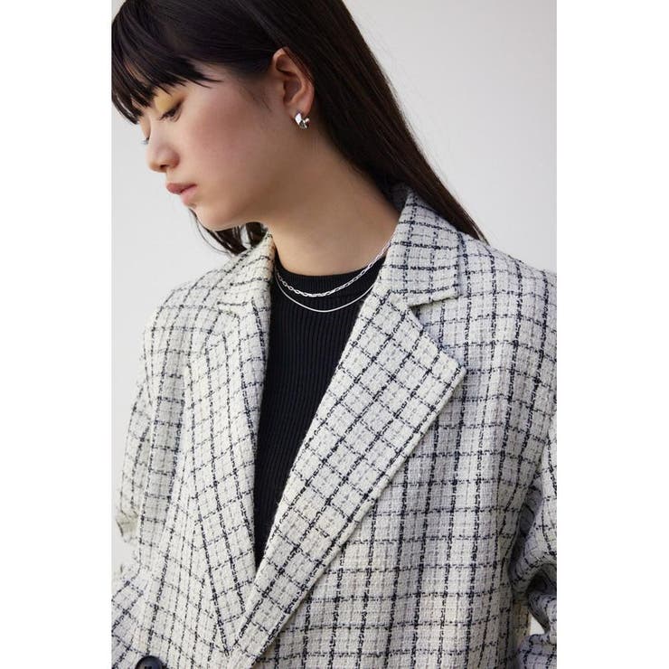マルチウェイツイードブルゾン[品番：AZLW0021790]｜AZUL BY MOUSSY 